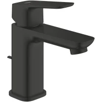 Смеситель для раковины Grohe Cubeo 1016942430 с донным клапаном, черный матовый