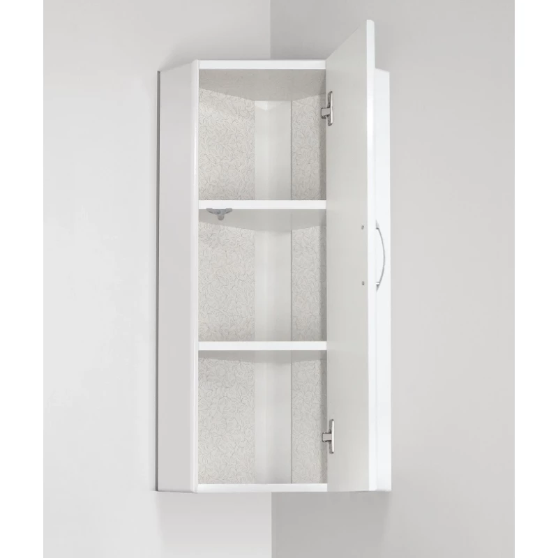Шкаф одностворчатый подвесной 31,5x80 см белый глянец Style Line ЛС-00000134