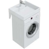 Раковина над стиральной машиной 60x55 см с кронштейнами Санта Юпитер 900130