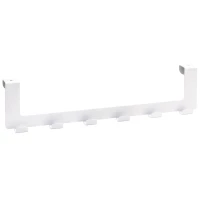 Планка с крючками Bemeta White 101106234 для ванны, белый матовый