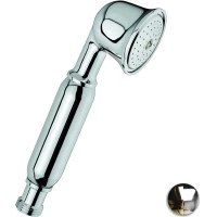 Душевая лейка Emmevi C02403TC/CO 52 мм, 1 режим, хром/золотой