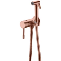 Гигиенический душ Boheme Uno 467-BRB со смесителем, бронза матовая