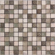 Мозаика Natural Inka BDA-2304 (FBY-04) Стекло, Травертин, Агломерат 29,8x29,8