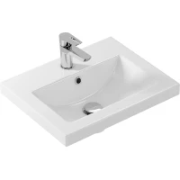 Раковина Misty Como S-UM-COM50/1-w 50x40 см, накладная, подвесная, белый