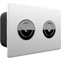 Кнопка смыва Point Венера PN44072WC для инсталляции, белый/хром