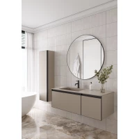 Комплект мебели Armadi Art Quatro Daphne 790-M2-120-D-A + 793-120-D-L + 545-100-GM 121 см L, подвесной, бежевый матовый