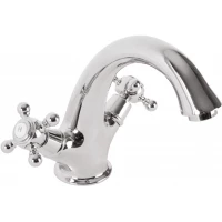 Смеситель для раковины с донным клапаном хром, ручки хром Cezares Golf GOLF-LS1-01