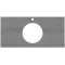 Столешница 99,6 см серый матовый для накладных раковин Kerama Marazzi Plaza Modern Про Дабл PL5.DD500600R\100 - 2