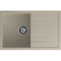 Кухонная мойка GranFest Quadro 780L 77x49,5 см, топаз