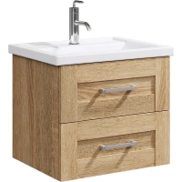 Тумба с раковиной дуб сонома 60,5 см Aqwella Foster FOS01062DS + 4640021060773