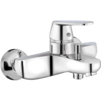 Смеситель для ванны AQUAme Prato AQMP6132 с душевым гарнитуром, хром