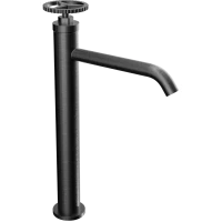 Смеситель для раковины Remer Chrono CH11LXLCFP без донного клапана, черный хром матовый