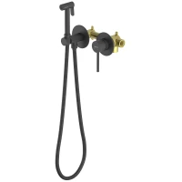 Гигиенический душ Aquatek Европа AQ1319MB со смесителем, черный матовый