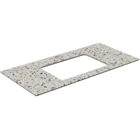 Столешница Kerama Marazzi Plaza Бричиола KM6012G0471RP100Ur2 100 см, белый камень