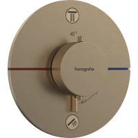 Термостат для ванны Hansgrohe ShowerSelect Comfort S 15556140 встраиваемый, бронза