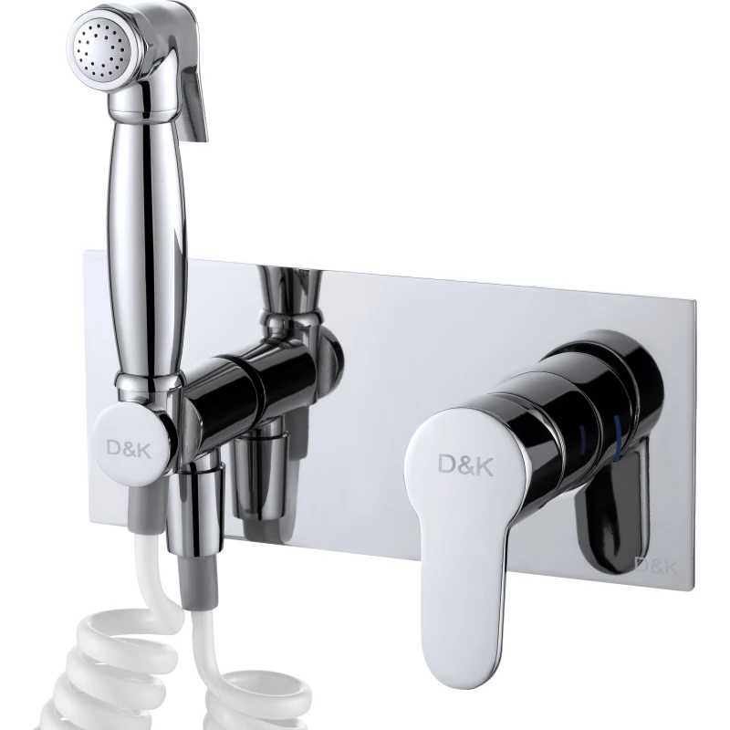Гигиенический душ D&K Rhein.Marx DA1394501 со смесителем, хром