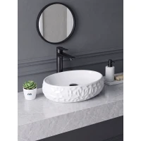 Раковина-чаша GID 9030WF 48x34 см, накладная, белый
