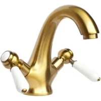 Смеситель для раковины Magliezza Bianco 50107-br бронза