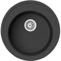 Кухонная мойка TopZero Eva 510-40 Galaxy 51x51 см, черный