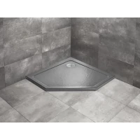 Акриловый поддон 80x80 см Radaway Doros PT Stone Anthracite SDRPT8080-01-64S