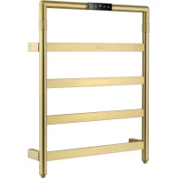 Полотенцесушитель электрический Wonzon & Woghand Koln WW-A6014-BG 582,5x475, с подсветкой, золотой матовый