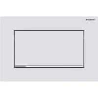 Кнопка смыва Geberit Sigma 30 115.893.JT.1 для инсталляции, белый матовый/хром/белый матовый