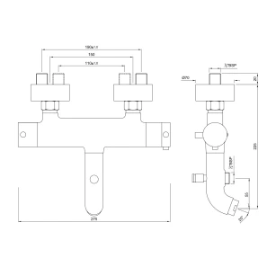 Изображение товара термостат для ванны jaquar florentine flr-chr-5657