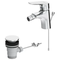 Смеситель для биде Damixa Jupiter 770240000 с донным клапаном, хром