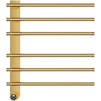 Полотенцесушитель электрический AQUAme AQM3116BG 614,5x520,5, МЭМ левый, золотой матовый