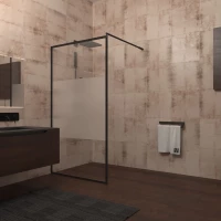 Неподвижная перегородка 80 см Veconi Korato KR71-80-04-19C1 Frost Line