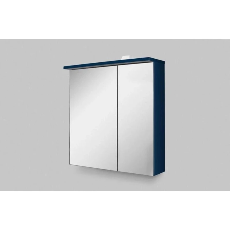 Зеркальный шкаф 60x68 см глубокий синий матовый L Am.Pm Spirit V2.0 M70AMCL0601DM
