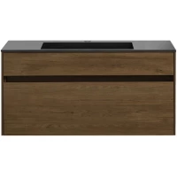 Тумба под раковину Vincea Chiara VMC-2C100TO 99 см, подвесная, дуб табачный