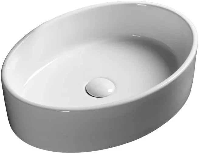 

Раковина-чаша Ceruttispa CR7016 50x35,5 см, накладная, белый