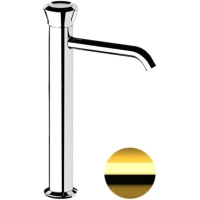 Смеситель для раковины Remer Element ET11LXLDO без донного клапана, золотой