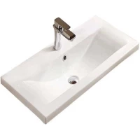 Раковина CeramaLux 9393-90 91x40 см, накладная, белый