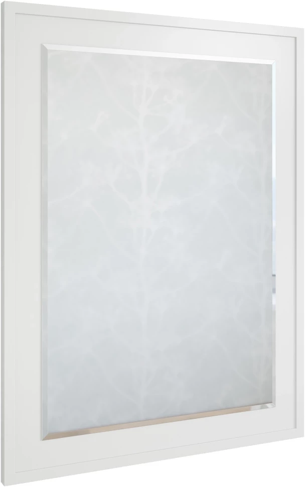 Зеркало 64x85 см белый матовый Sanflor Модена C04612 зеркало шкаф sanflor