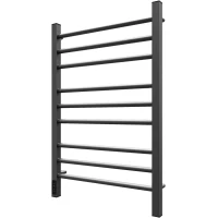 Полотенцесушитель электрический Point Веста П9 PN70758GR 800x530, диммер левый, графит матовый