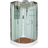 Душевая кабина 100x100x220 см Deto A01GM прозрачное