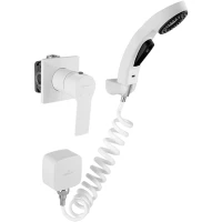 Гигиенический душ Elghansa Berkshire 34Q0743-White (Set-57) со смесителем, белый матовый