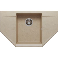 Кухонная мойка Polygran Riff-800 песочный 679108