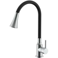 Смеситель для кухни Splenka S201.4306 с гибким изливом, хром