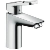 Смеситель для раковины Hansgrohe Logis Loop 71154000 CoolStart, с донным клапаном, хром