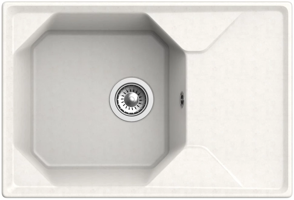 

Кухонная мойка GranFest белый Unique GF-U-740L