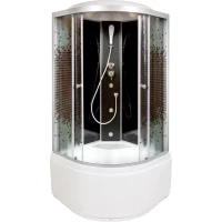 Душевая кабина 100x100x215 см Deto L810GMBLACK интимато