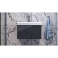 Тумба 59,6 см Velvex Edge tp.EDG.9696.60.1Y графит