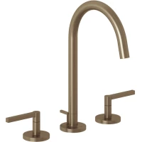 Смеситель для раковины Kludi Nova Fonte Puristic 20143N115 с донным клапаном, бронза матовая