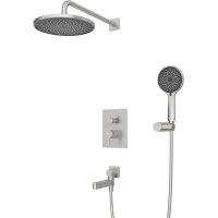 Душевой комплект BelBagno Delta 2.0 DEL2.0-VDSET-IN 253 см, со смесителем, сатин