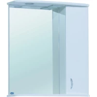 Зеркальный шкаф 60x72 см белый глянец R Bellezza Астра 4614909001011