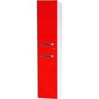 Пенал Bellezza Рокко 4623704180036 подвесной L/R, красный глянец/белый глянец