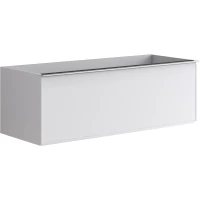 Тумба под раковину Onsen Pixel White 68-BP-120-F2-M03 120 см, подвесная, белый матовый
